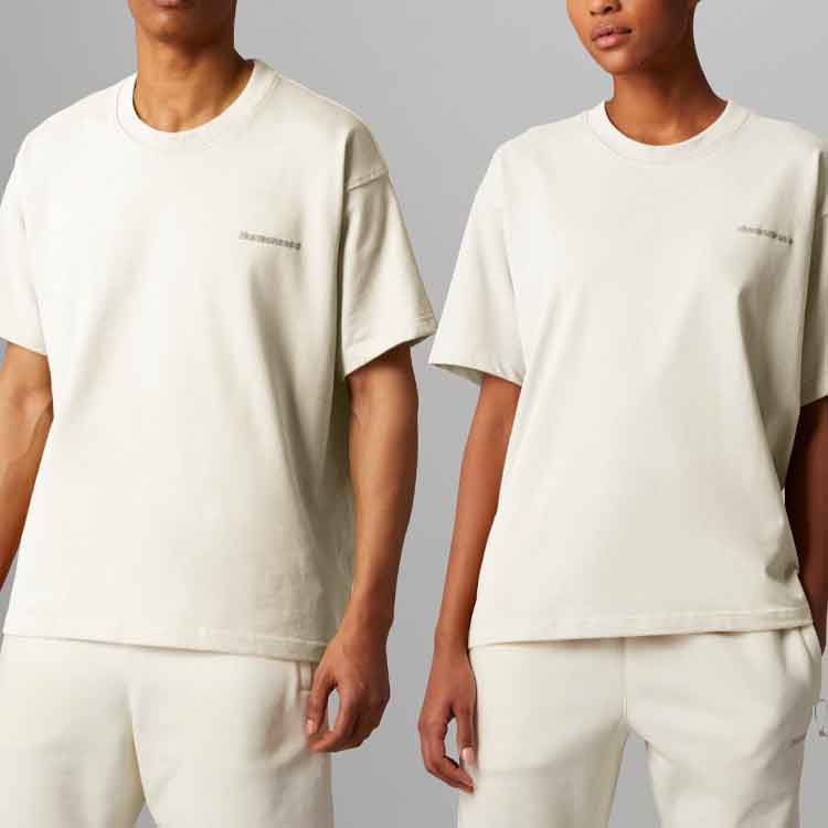 adidas x Pharrell Humanrace Small Logo T-Shirt 'Beige' HG1803
