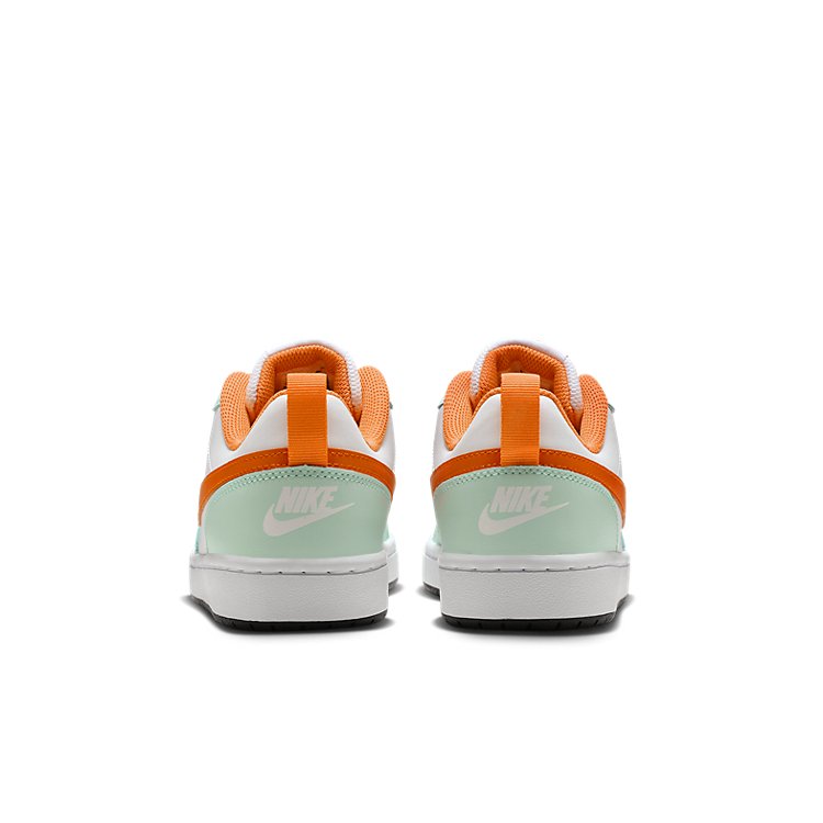 (GS) Nike Court Borough Low 2 'White Mint Form Orange' FN3687-181