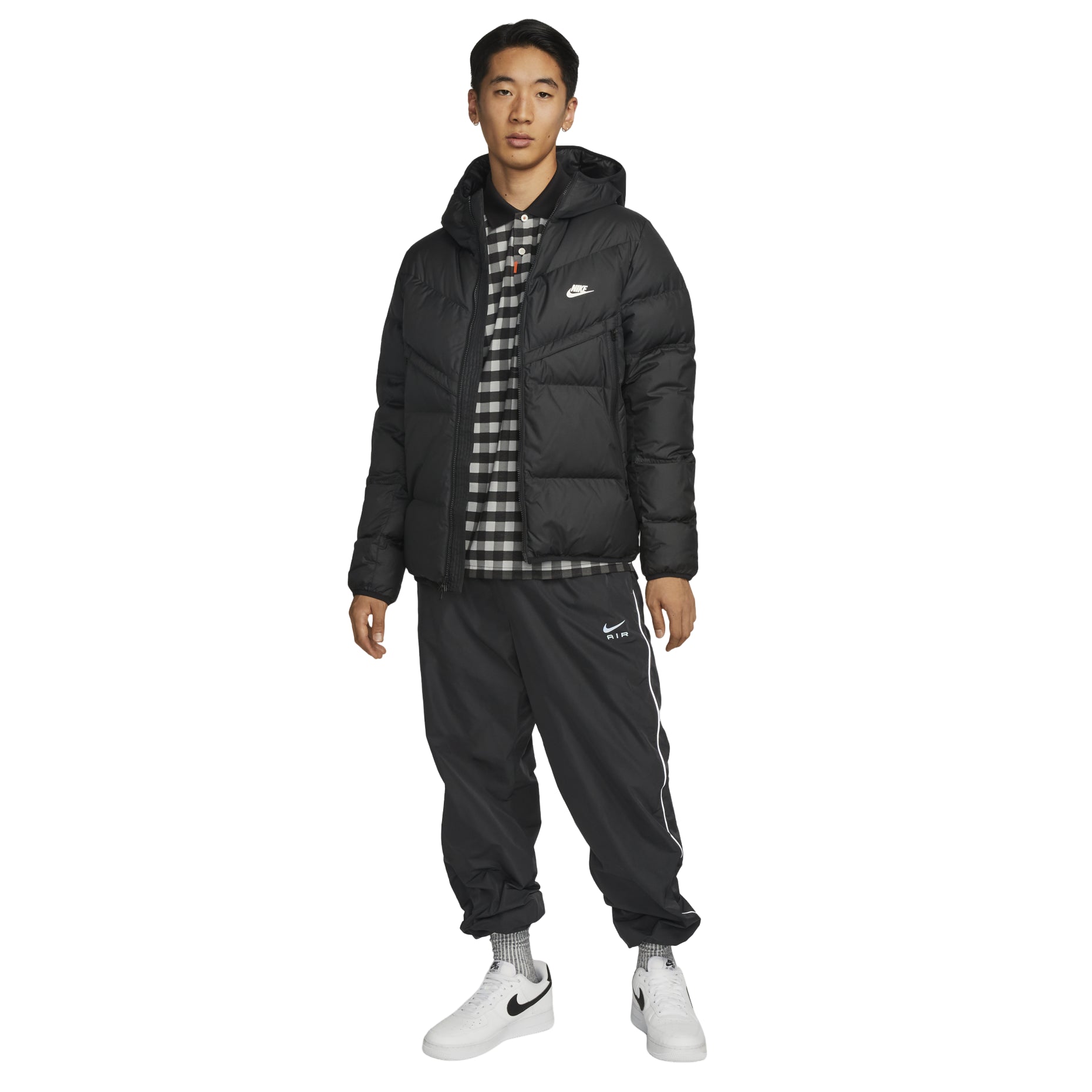 Nike Hooded Puffer Jacket Asia Sizing 'Black' DV1132-010