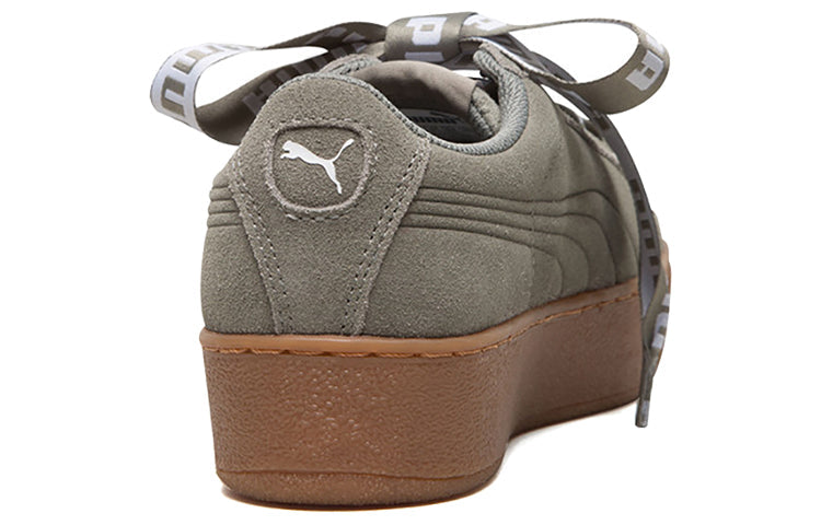 (WMNS) PUMA Vikky Platform Ribbon Grey/Brown 365314-03