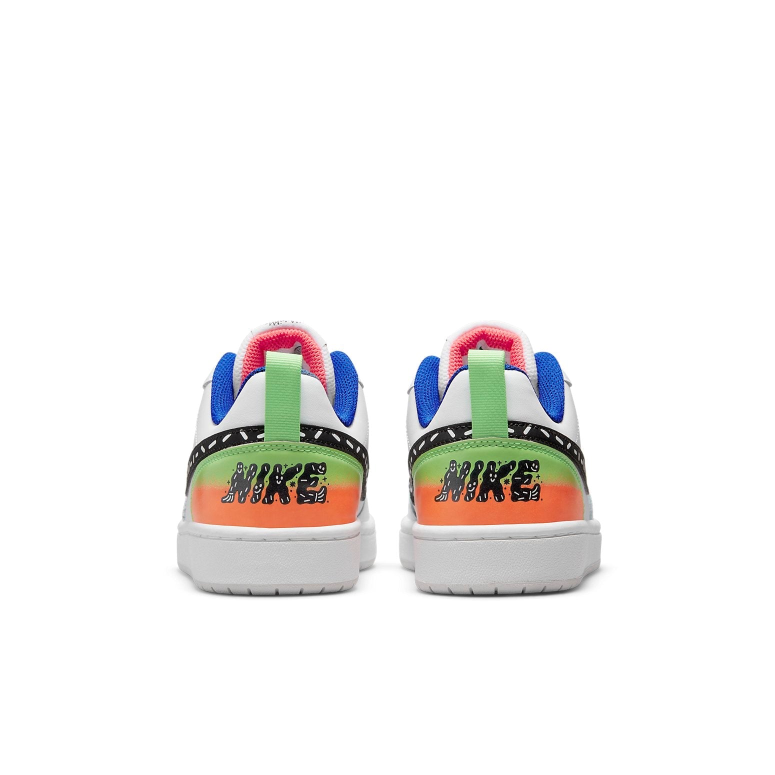 (GS) Nike Court Borough Low 2 'White Black Photon Dust' DV1367-101