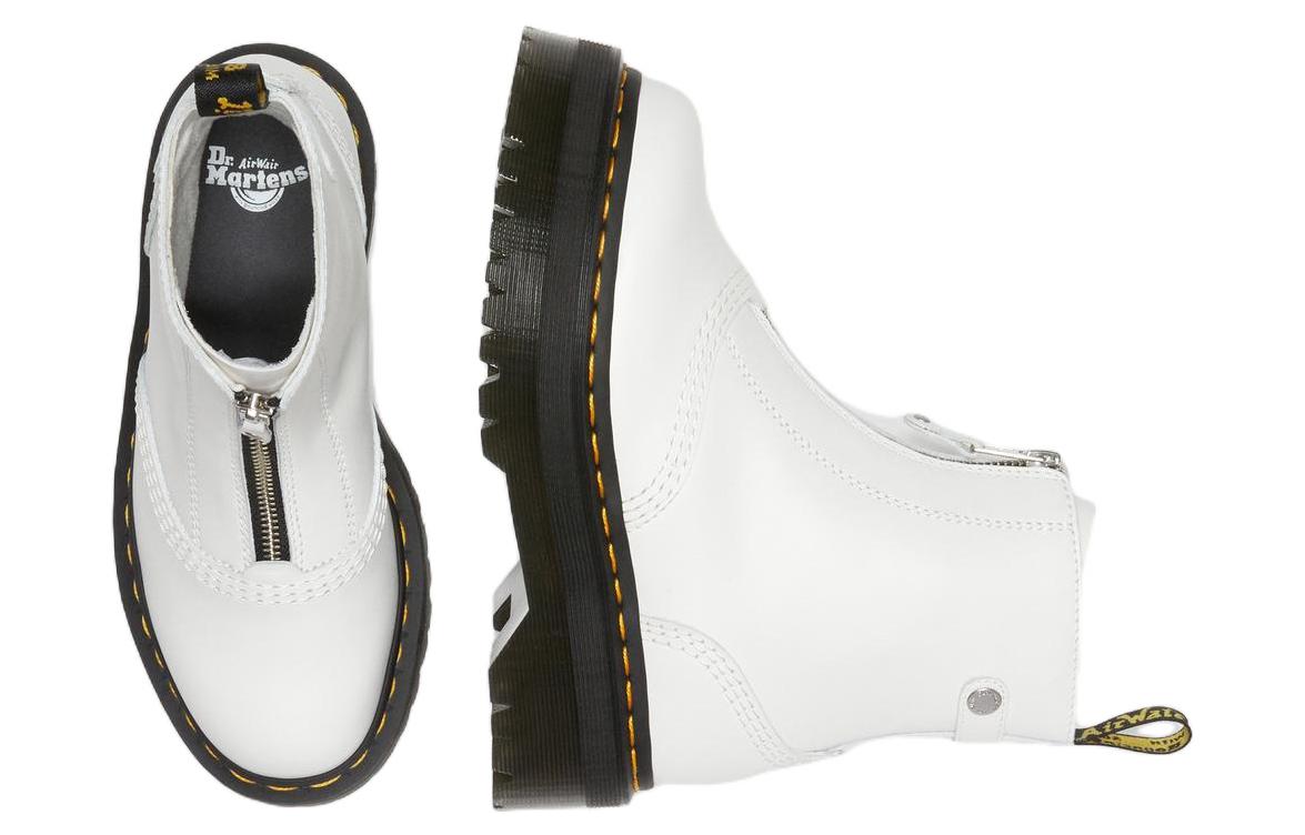(WMNS) Dr. Martens Jetta Platform Boots 'White' 27656100