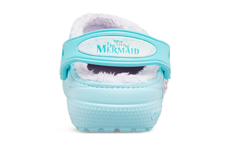 (GS) Crocs Fun Lab Disney Little Mermaid Clogs 'Sky Blue White' 206281-4O9