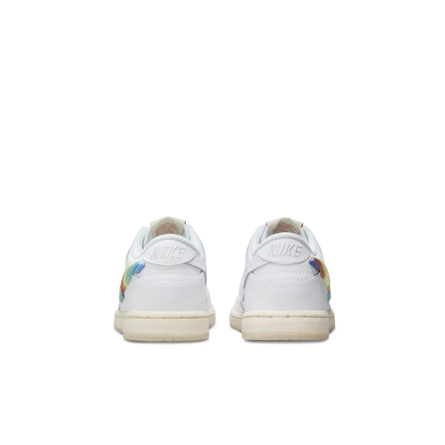(PS) Nike Dunk Low SE 'Rainbow Lace Swoosh White' FN4862-100