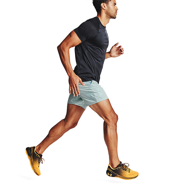 Under Armour Qualifier SpeedPocket 7inch Running Shorts 'Light Aqua' 1350888-477