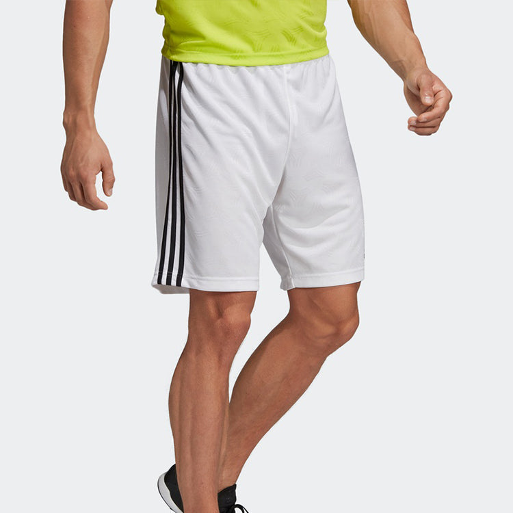 adidas Creator Soccer/Football Sports Stripe Shorts White DT9842
