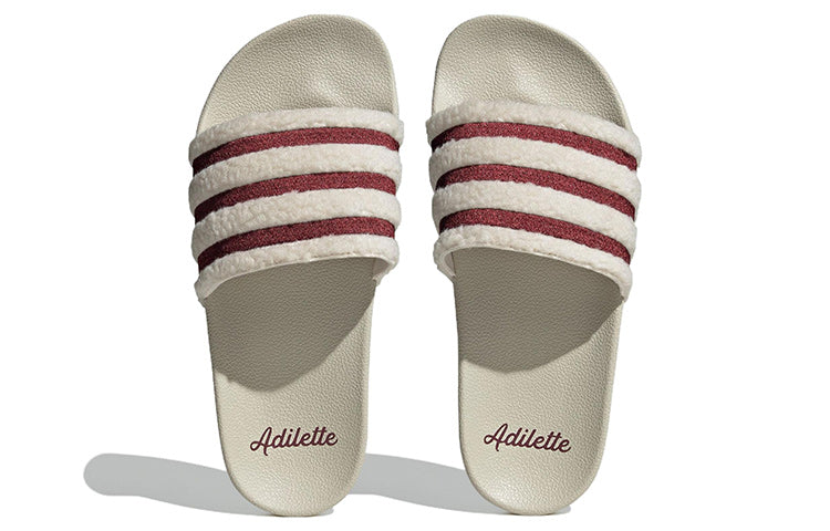 (WMNS) adidas Adilette Slide 'Aluminium Shadow Red' IE2014