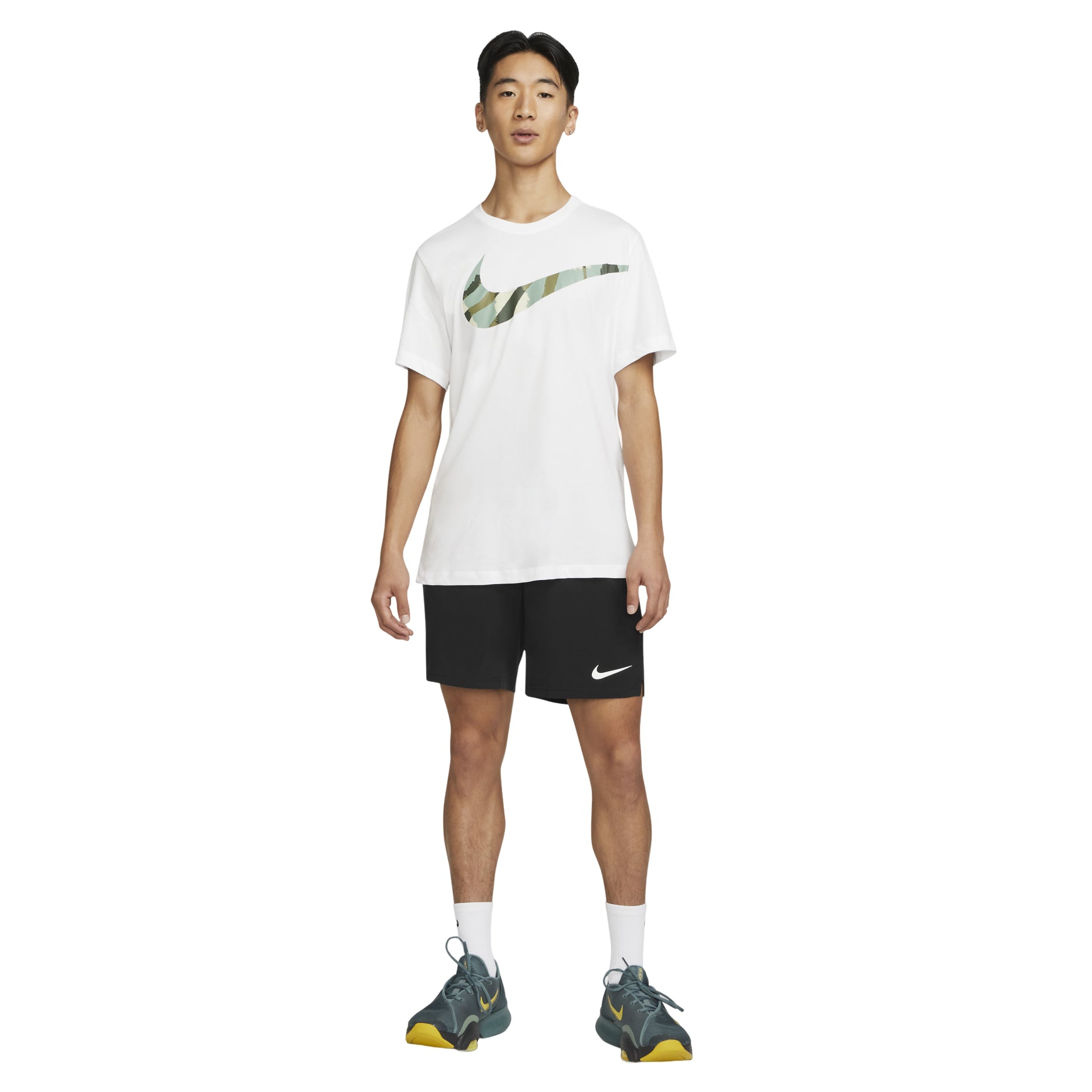 Nike Sports Training Solid Color Shorts Black DM5951-010