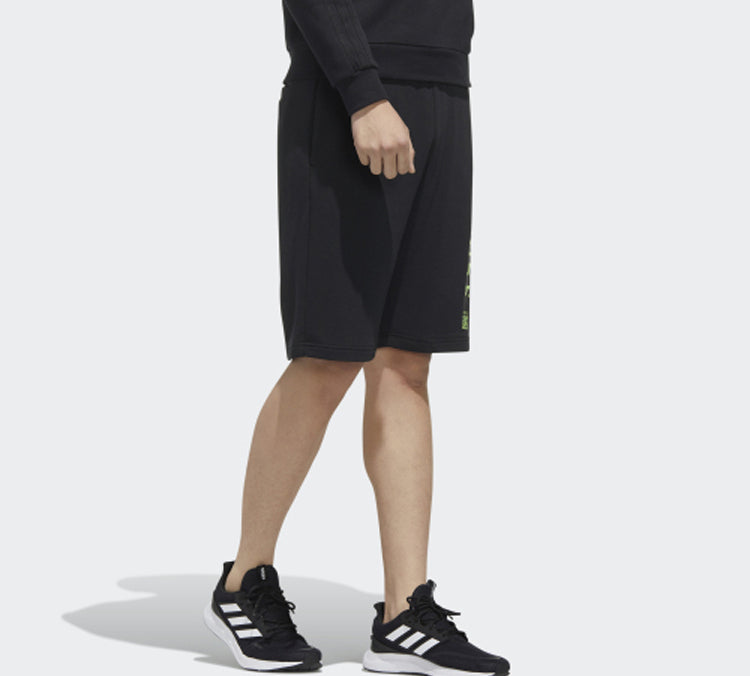 adidas neo M Faves Short 1 Printing Shorts Black FP7299