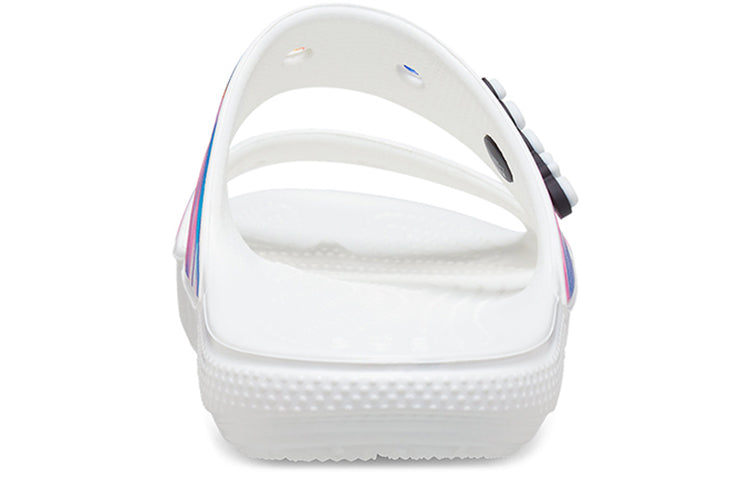 Crocs Classic Colorful Unisex White Pink Slippers 'White Pink' 207771-102