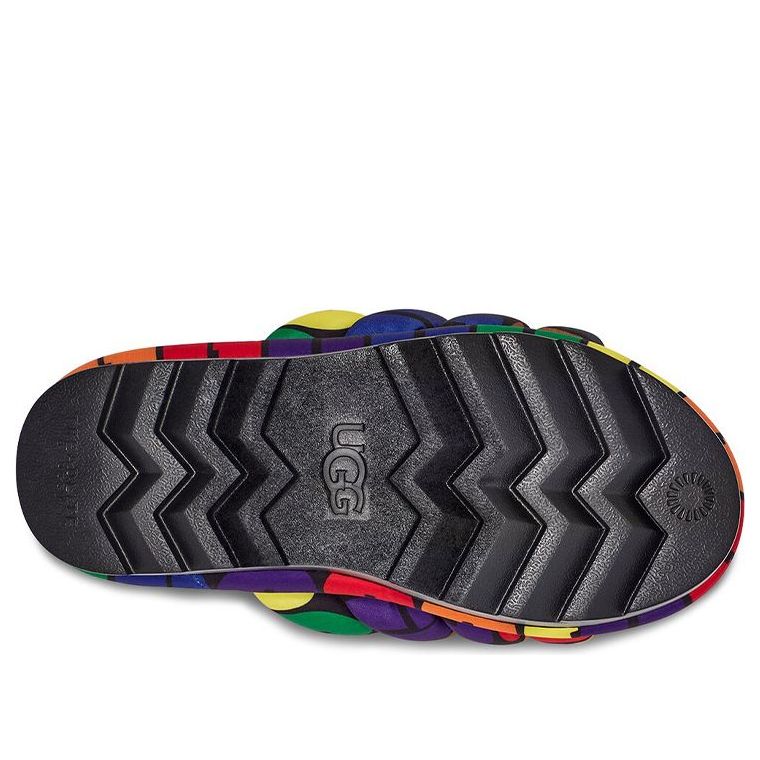 (WMNS) UGG Pride Slide 'Black Multi' 1127076-RLG