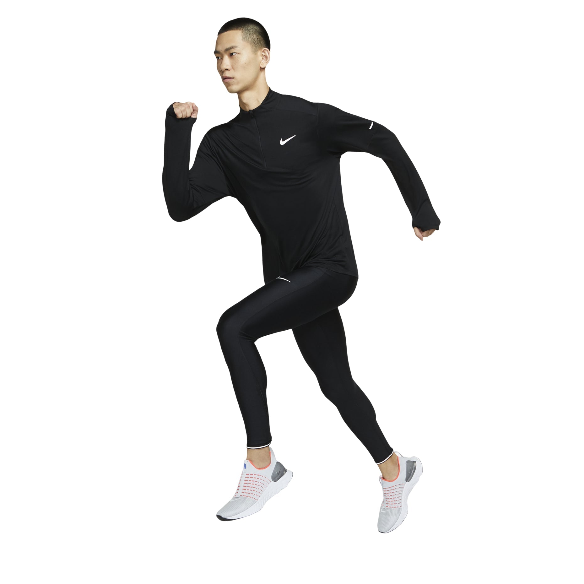 Nike Nk Df Elmnt Top Hz Casual Breathable Sports Long Sleeves Black DD4757-010