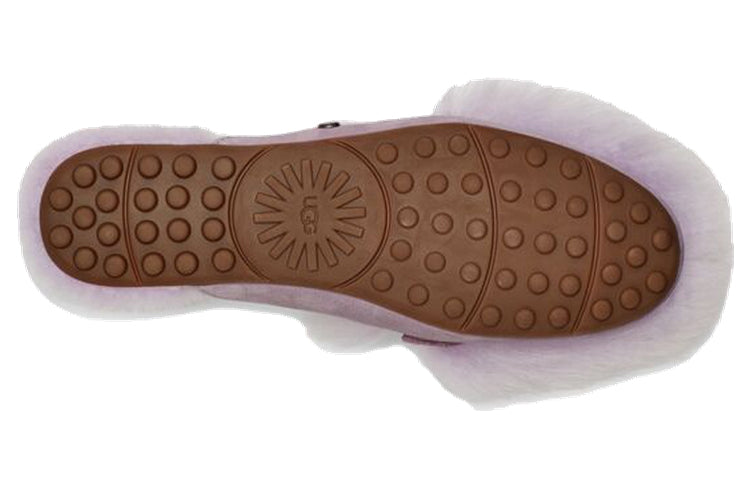 (WMNS) UGG Shaine Fluff Lightweight Cozy Flat Plush Slipper Pink Purple 1105316-SHAD
