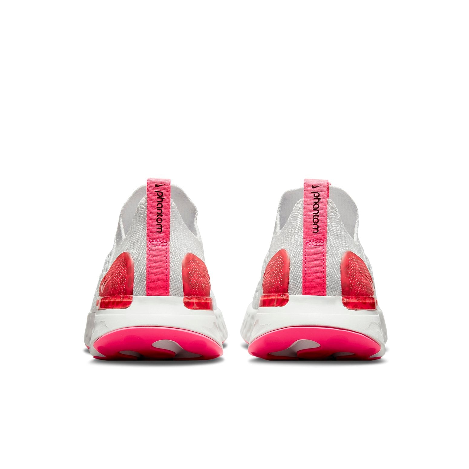 (WMNS) Nike React Phantom Run Flyknit 2 'Platinum Tint Chile Red' DM8064-001
