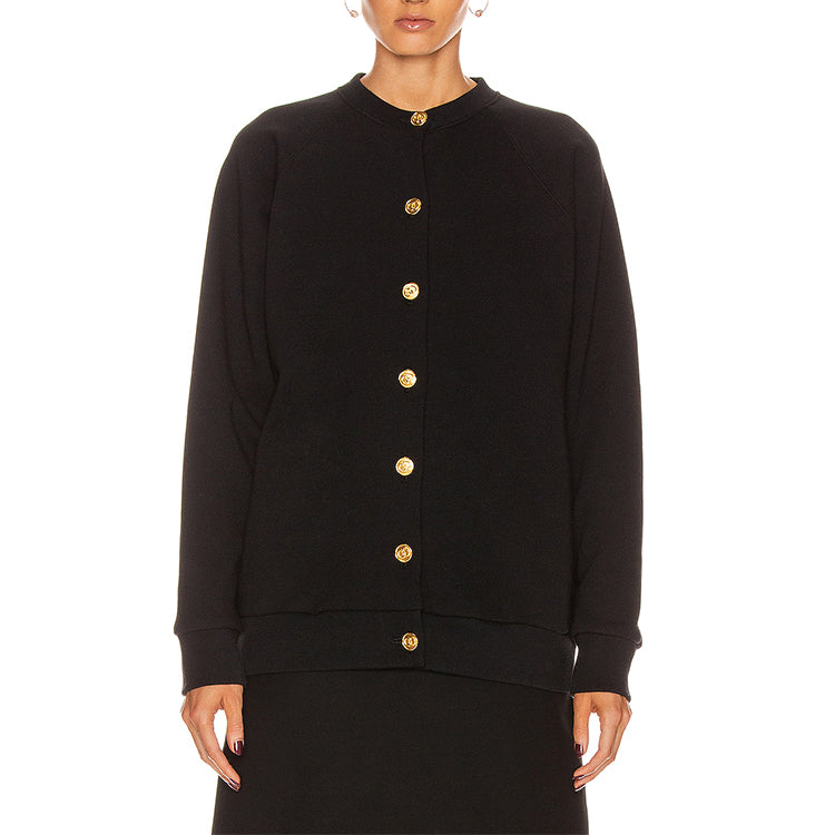 (WMNS) Gucci Apple Long Sleeve Sweater For Black 581165-XJCCL-1082