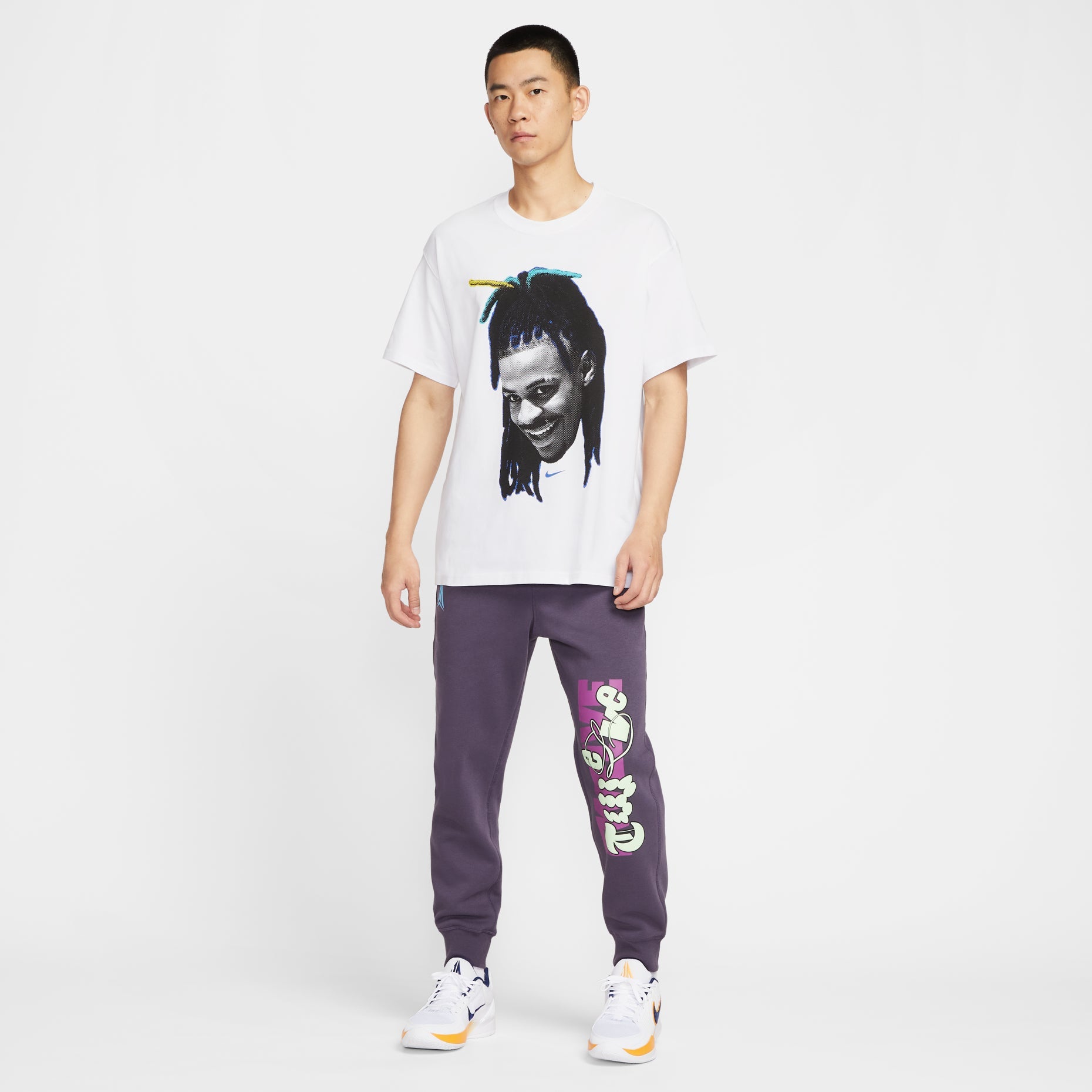 Nike JA Basketball T-Shirt 'White' HJ3429-100