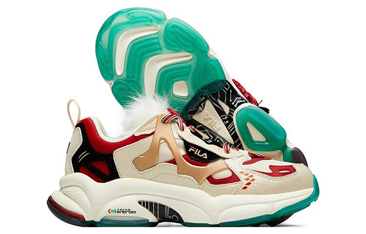 (WMNS) Fila Fusion RJV 'Creamwhite Dark Red' T12W111117FAR