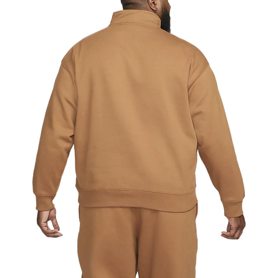 Nike Solo Swoosh 1/4-zip sweatshirt 'Orange Brown' DQ5210-270