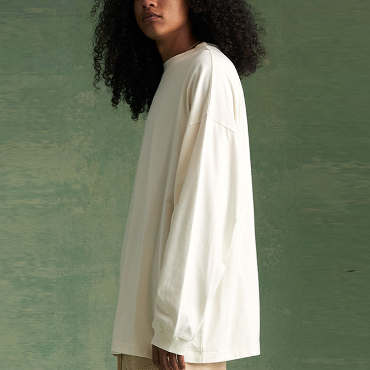 Fear of God Essentials FW23 Long Sleeve Tee 'Cloud Dancer' 125BT232011F