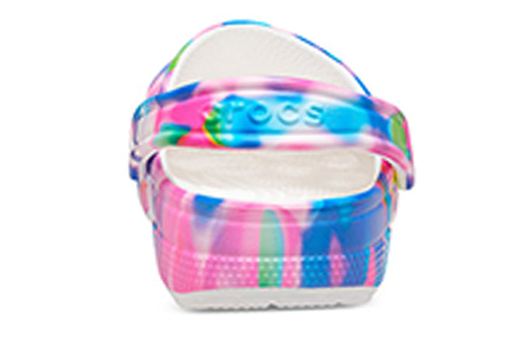 Crocs Classic Beach Sandals Unisex Blue Pink 207556-102
