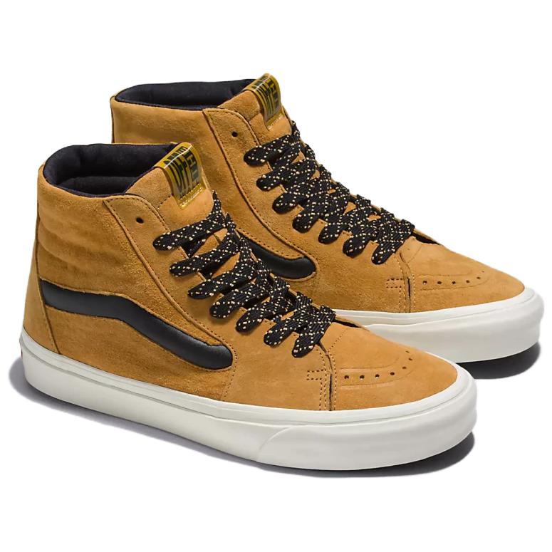 (WMNS) Vans SK8 HI XL 'Honey Gold Black' VN0A5KRYZV4