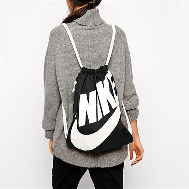 Nike Heritage Gym Sack Drawstring backpack 'Black White' CK0969-011