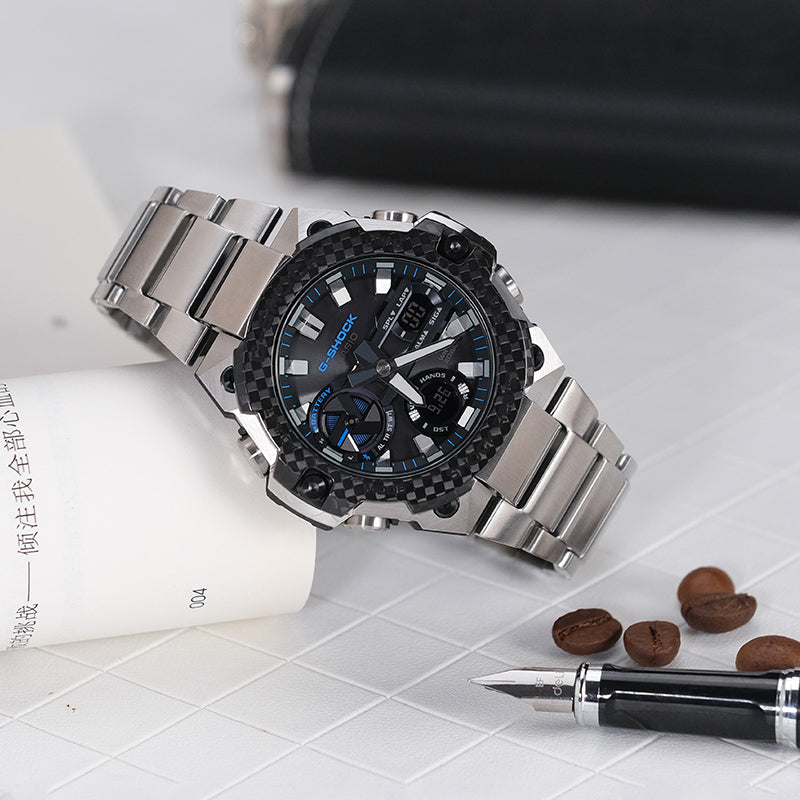 CASIO G-Shock Analog-Digital 'Black Silver' GST-B400XD-1A2PFT