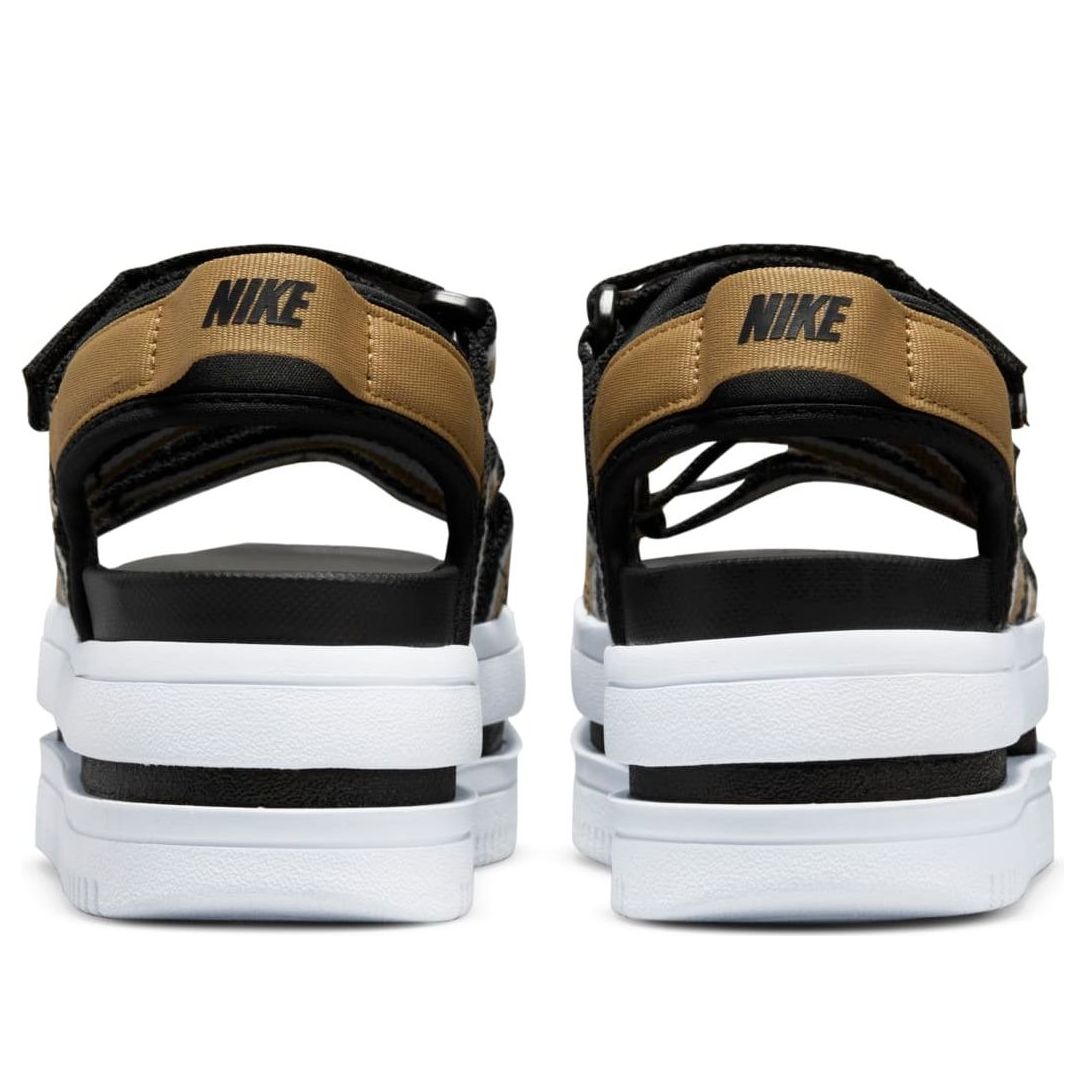 (WMNS) Nike Icon Classic Sports Black Brown Sandals 'Black Brown' DH0223-002