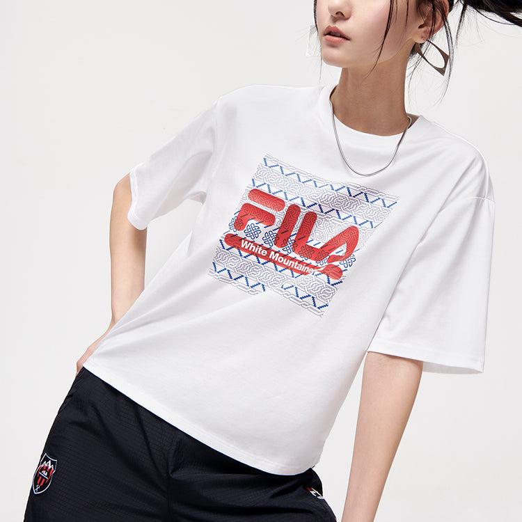 FILA FUSION x White Mountaineering Logo Tee T11W127101A-WT