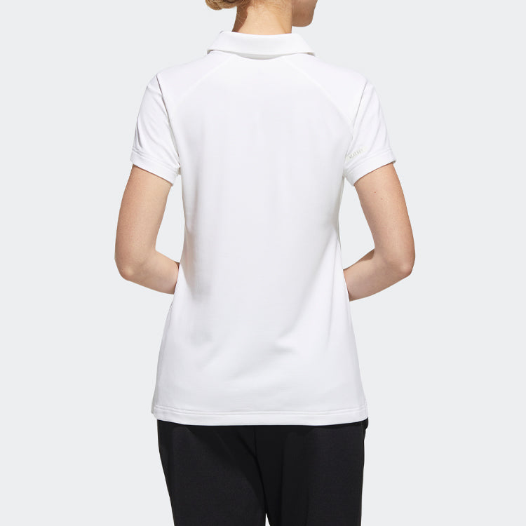 (WMNS) adidas Tennis Sports White Polo Shirt FK1388