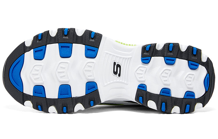 Skechers D'LITES 1.0 'White Black Neon Green' 894256-BKW