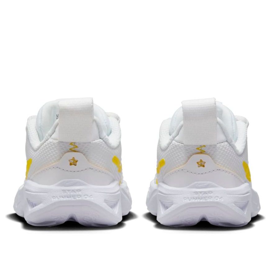 (TD) Nike Star Runner 4 Shoes 'Summit White Opti Yellow' DX7616-101