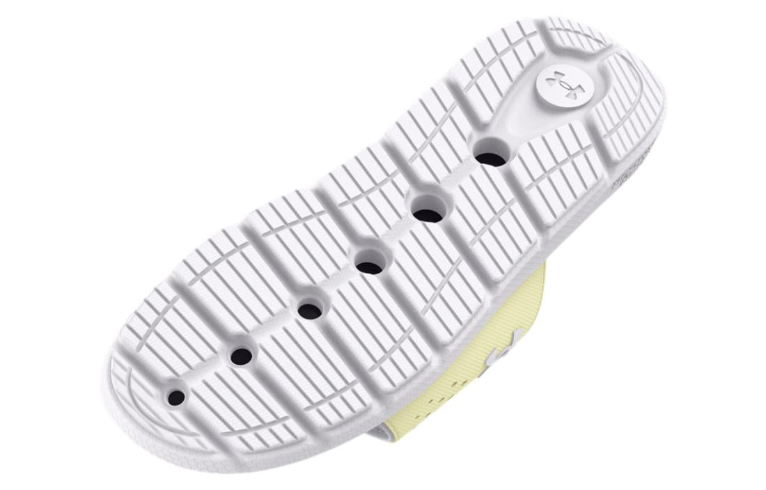 (WMNS) Under Armour Ignite Pro Slide 'Lemon Ice' 3026027-302