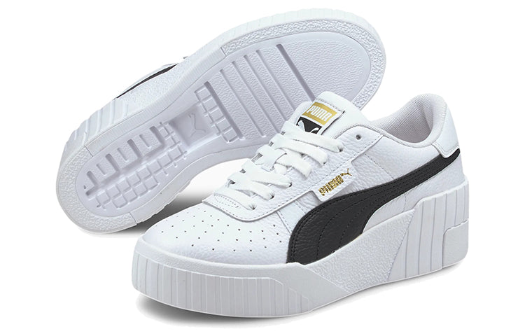 (WMNS) PUMA Cali Wedge 'White Black' 373438-05