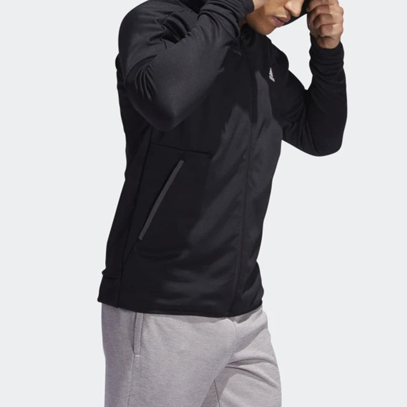 adidas Windproof Sports Hooded Jacket Black FS6895