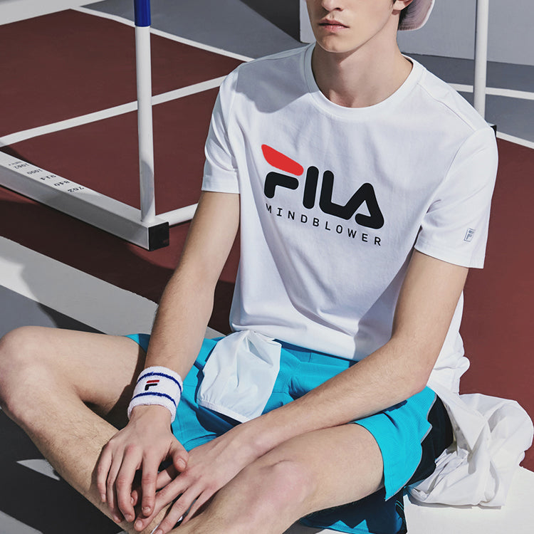 FILA Alphabet Printing Short Sleeve White A11M022103F-WT