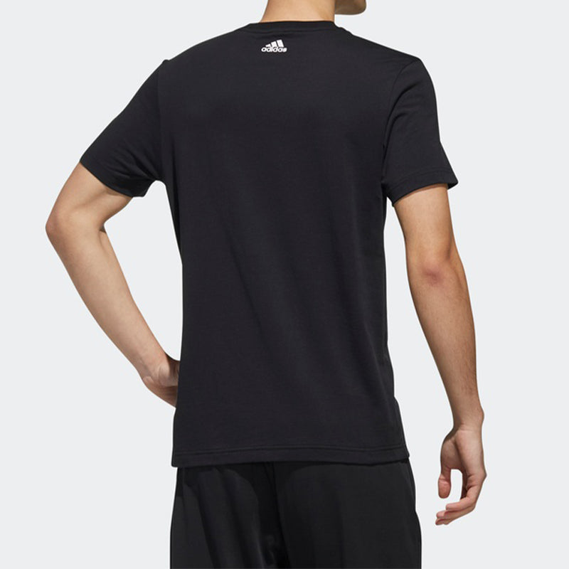 adidas Kc Tee Os Sports Round Neck Short Sleeve Black DY8709