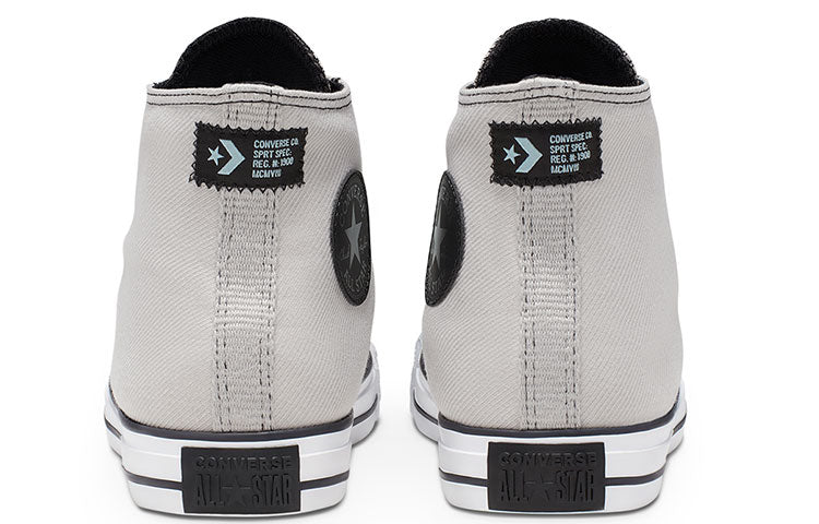 Converse Heavy Gauge Twill Chuck Taylor All Star High Top 'Gray White' 166005C