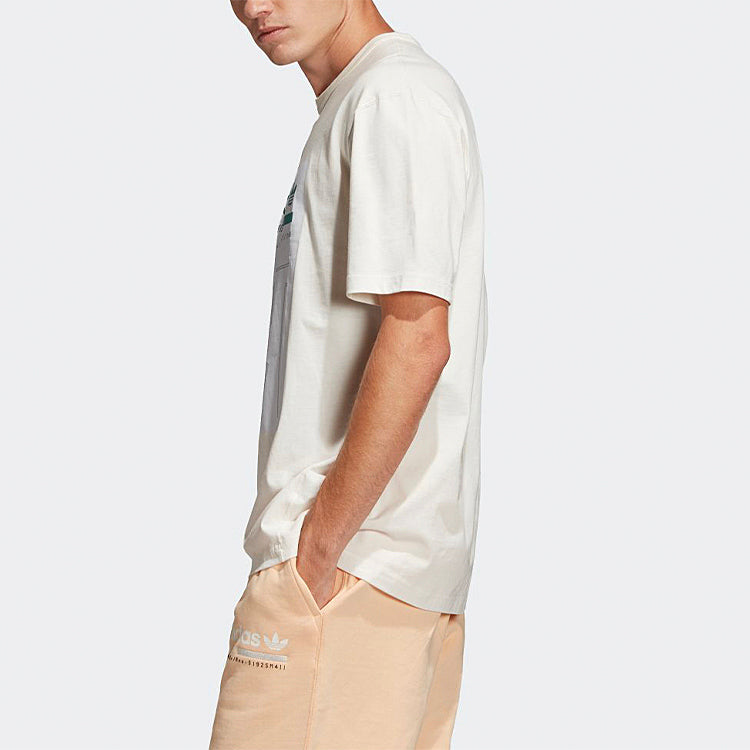 adidas originals Graphic Tee Logo Printing Short Sleeve White DV1911