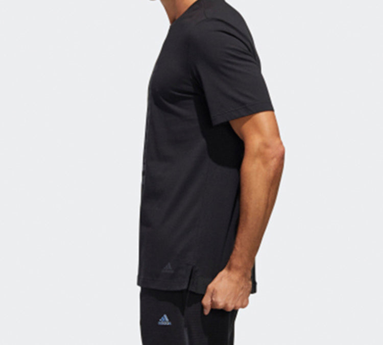 adidas Series Athleisure Casual Sports Short Sleeve Black GL8191