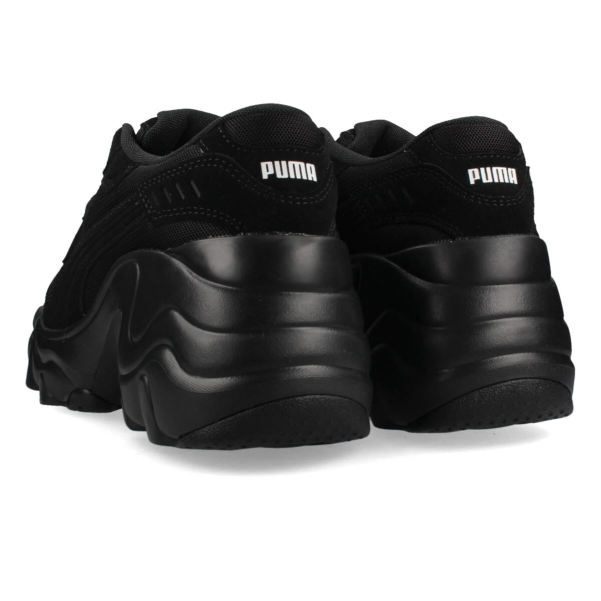(WMNS) PUMA Pulsar Wedge Suede & Mesh 'Black' 395449-01
