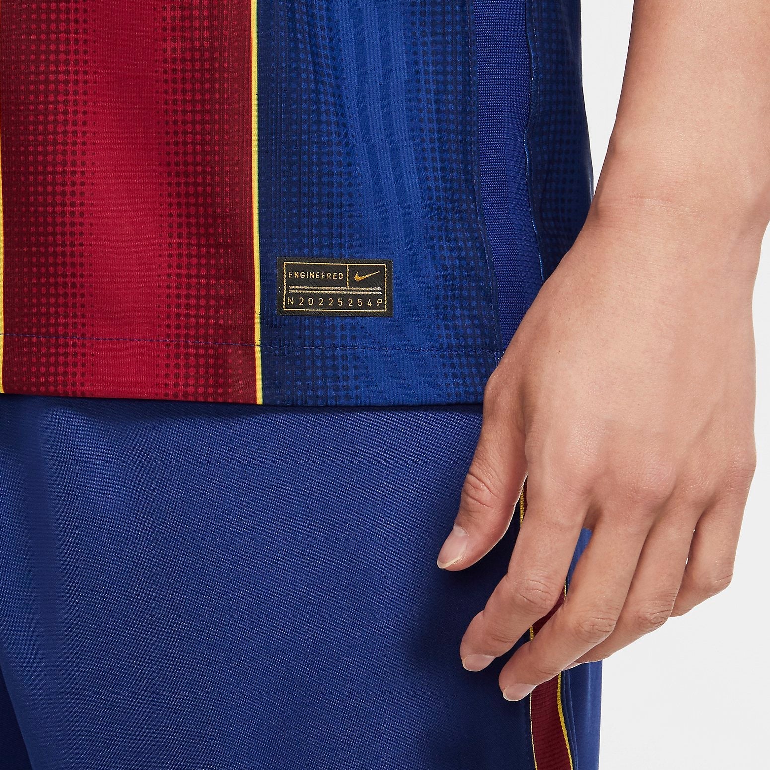 Nike FC Barcelona 20-21 Authentic Home Jersey 'Red Blue' CD4185-455