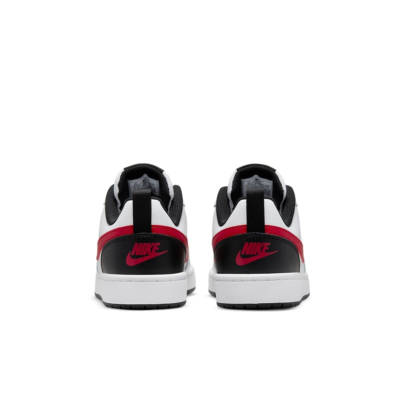 (GS) Nike Court Borough Low 2 'Summit White University Red' BQ5448-110