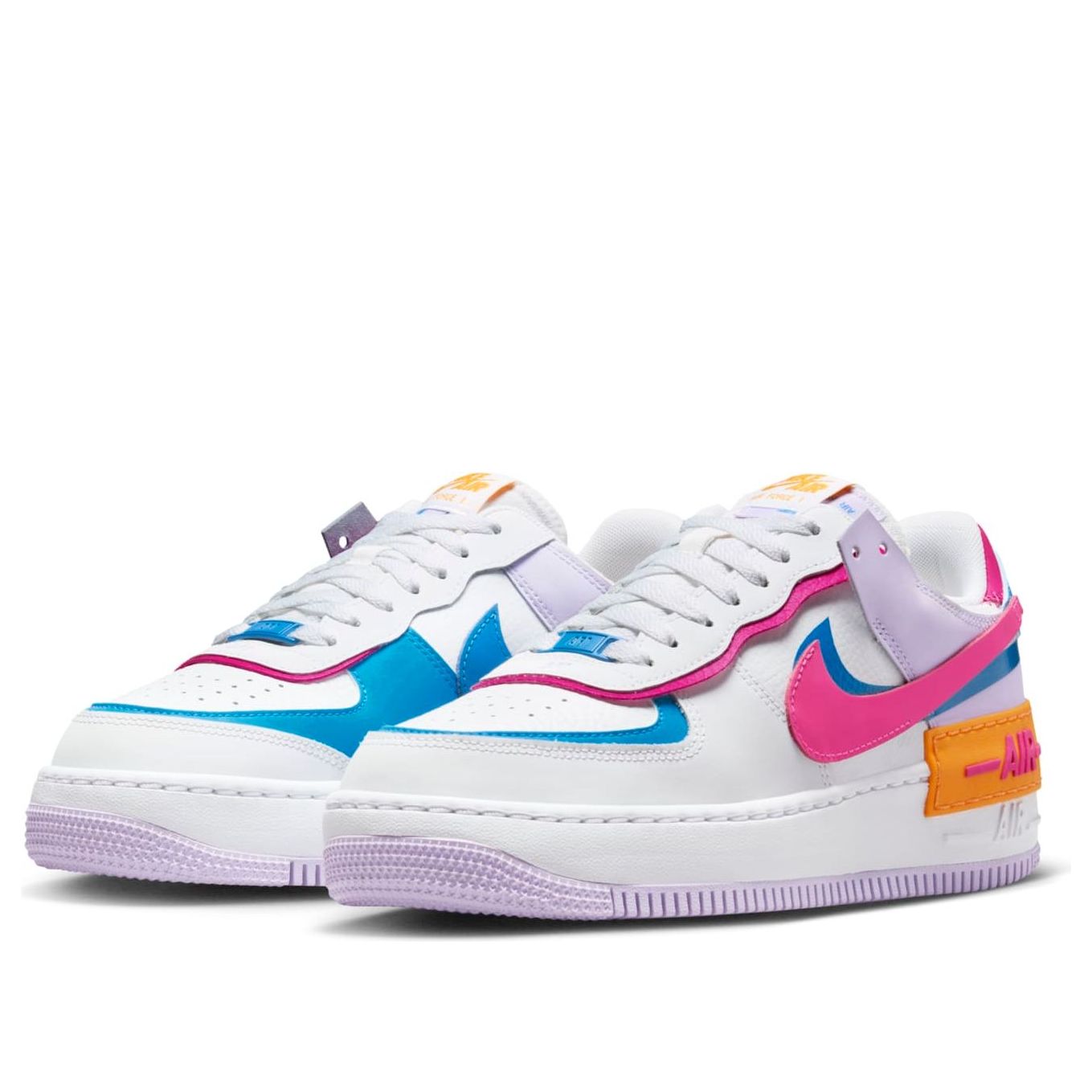(WMNS) Nike Air Force 1 Shadow 'White Photo Blue Lilac Bloom Pink' HF5064-100
