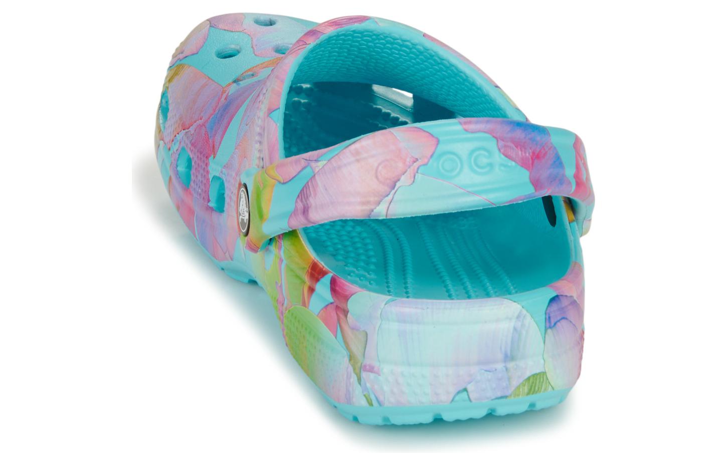 Crocs Classic Palm Print Clogs 'Neptune Multi' 208587-4NQ