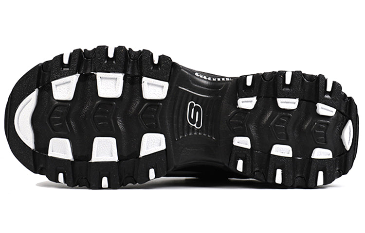 (WMNS) Skechers D'Lites Daddy Shoes Black 99999938-BKW