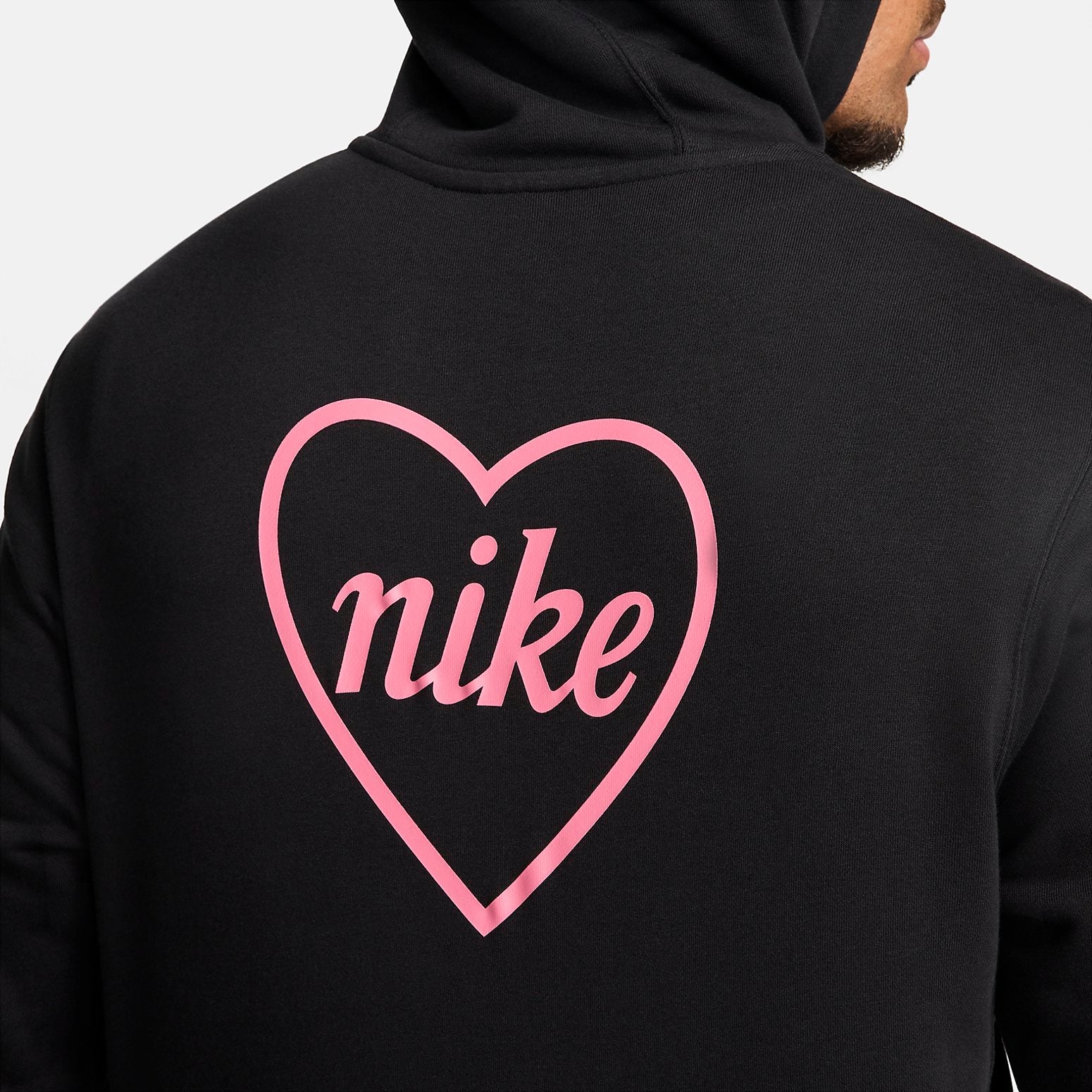 Nike Sportswear Pullover Hoodie 'Black Pinksicle' FZ5200-010