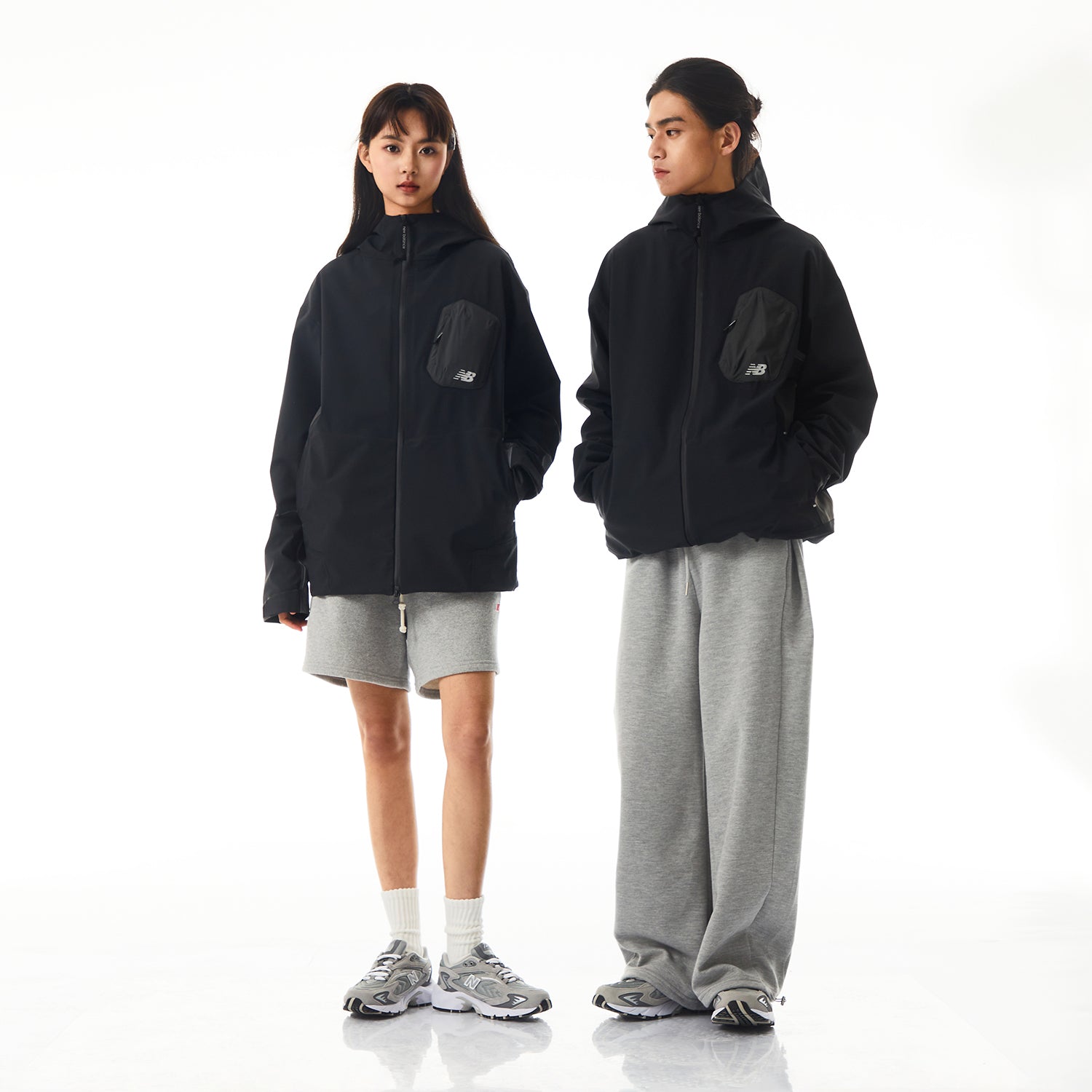 New Balance x LiangDong Pocket Jacket Asia Sizing 'Black' NAE17121-BK