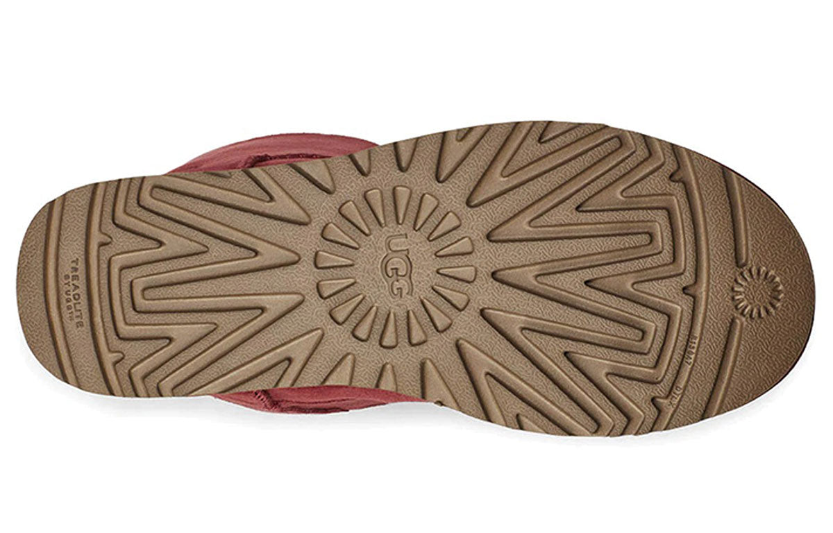 (WMNS) UGG Bailey Bow II Snow Boots Red 1016225-TSRD