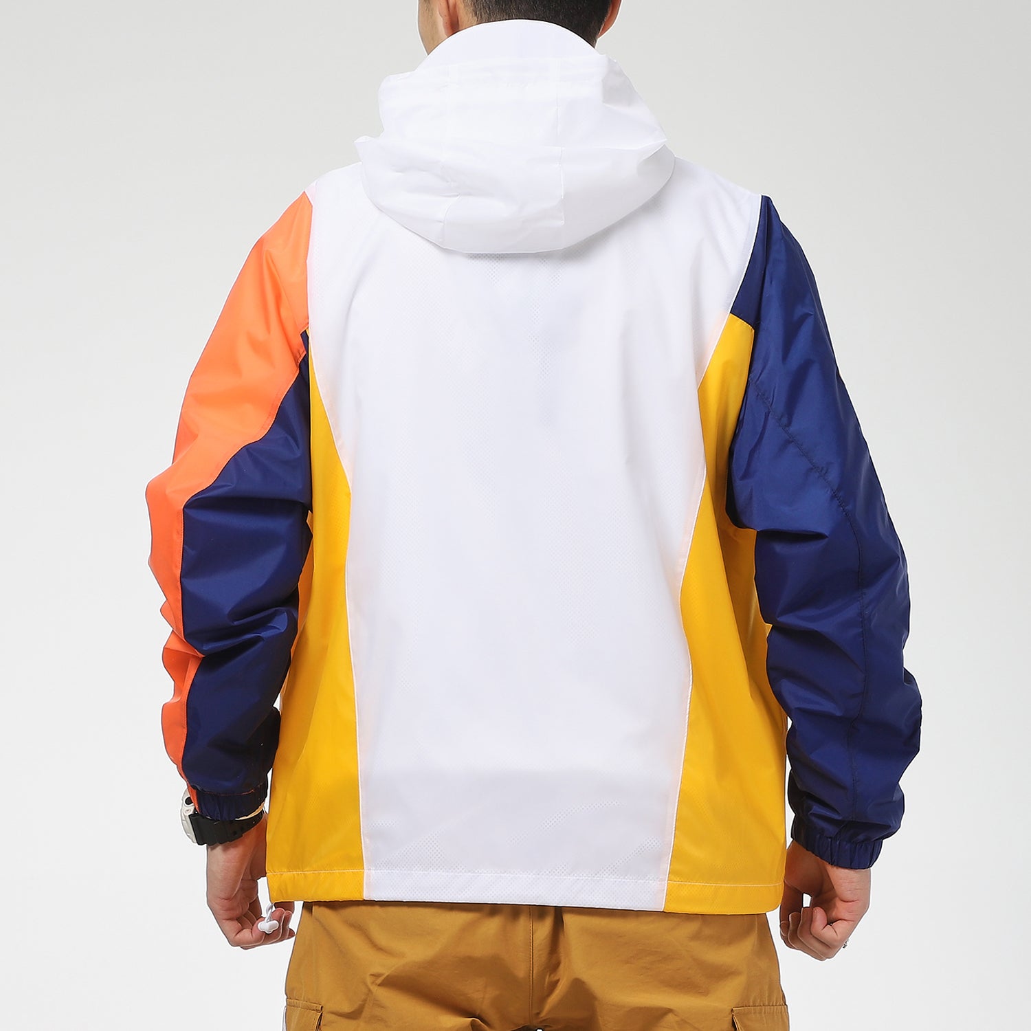 Air Jordan MENS Jumpman Multicolor Tat Sports Jacket White CV2241-100